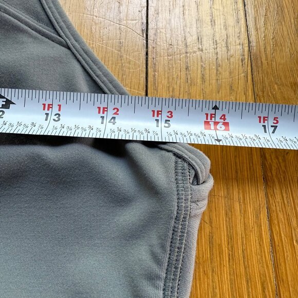 Lululemon Size 10 Womens Gray Picnic Play Sleeveless Crossback Midi Dress - Picture 11 of 15
